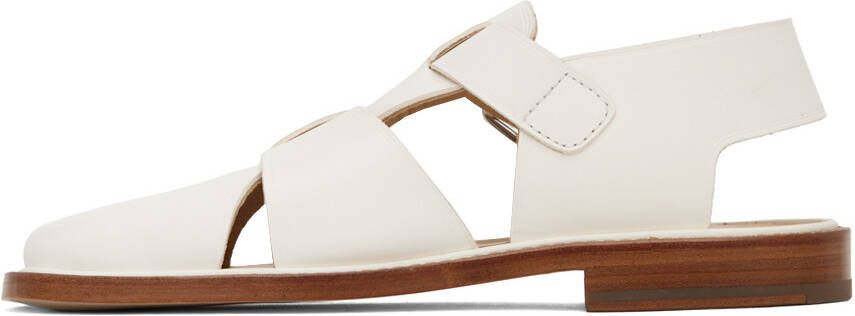 LEMAIRE White Fisherman Sandals