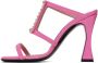 Les Petits Joueurs Pink Hoya Heeled Sandals - Thumbnail 3