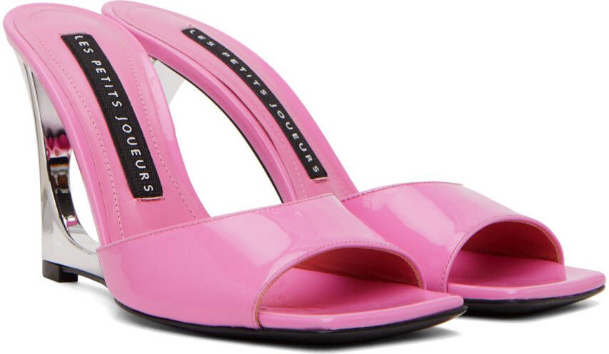 Les Petits Joueurs Pink Lola Heeled Sandals