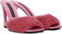 Les Petits Joueurs Pink Lola Teddy Heeled Sandals - Thumbnail 4