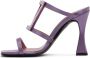 Les Petits Joueurs Purple Hoya Heeled Sandals - Thumbnail 3