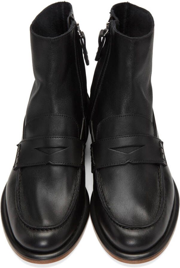 Loewe Black Loafer Boots