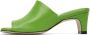 LOW CLASSIC Green Slide Heeled Sandals - Thumbnail 3