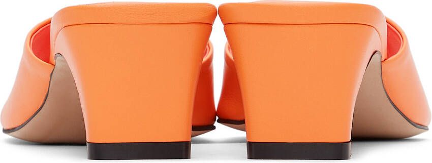 LOW CLASSIC Orange Slide Heeled Sandals
