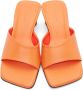 LOW CLASSIC Orange Slide Heeled Sandals - Thumbnail 5
