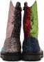 M A Kids Multicolor Glitter Boots - Thumbnail 2
