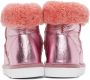 M A Kids Pink Shiny Leather Boots - Thumbnail 2