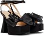 MACH & MACH Black 'Le Cadeau' 140 Platform Heeled Sandals - Thumbnail 4