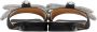 MACH & MACH Black Satin Double Bow Sandals - Thumbnail 2