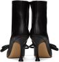 MACH & MACH Black Double Bow 100 Ankle Boots - Thumbnail 2
