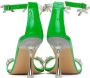 MACH & MACH Green 'Floating Crystal Bow' Heeled Sandals - Thumbnail 2