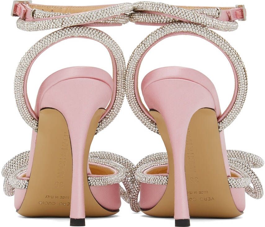 MACH & MACH Pink Double Bow 110 Heels