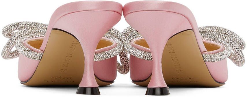 MACH & MACH Pink Double Bow 65 Heels