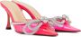 MACH & MACH Pink Double Bow Heels - Thumbnail 4
