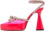 MACH & MACH Pink Double Bow Platform Heels - Thumbnail 3
