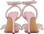 MACH & MACH Pink Double Bow 110 Heels - Thumbnail 2