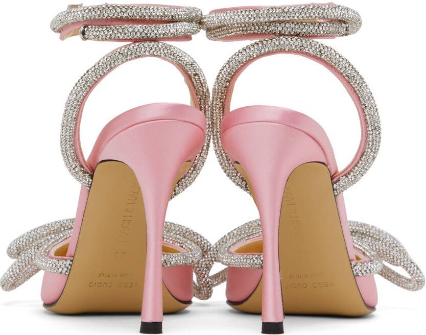 MACH & MACH Pink Double Bow Heels