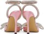 MACH & MACH Pink Double Bow Heels - Thumbnail 2