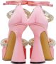 MACH & MACH Pink Kimberly Platform Heels - Thumbnail 2