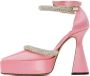 MACH & MACH Pink Kimberly Platform Heels - Thumbnail 3