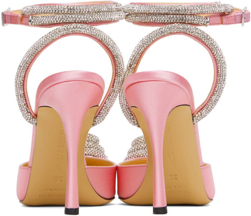 MACH & MACH Pink Triple Hearts Heels
