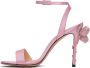 MACH & MACH Pink Wonder Tulip Heeled Sandals - Thumbnail 3