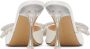 MACH & MACH White Double Bow 95 Heeled Sandals - Thumbnail 2