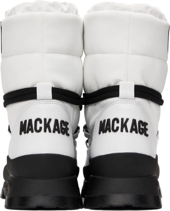 Mackage White Conquer Boots