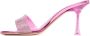 Magda Butrym Pink Crystal Heeled Sandals - Thumbnail 3