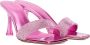 Magda Butrym Pink Crystal Heeled Sandals - Thumbnail 4