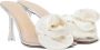 Magda Butrym Transparent & Off-White Flower Heeled Sandals - Thumbnail 4