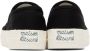 Maison Kitsuné Black Canvas Laced Low-Top Sneakers - Thumbnail 2