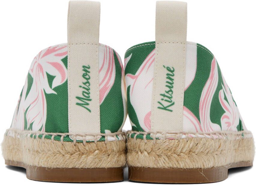 Maison Kitsuné Green Olympia Le-Tan Espadrilles