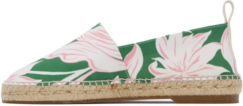 Maison Kitsuné Green Olympia Le-Tan Espadrilles