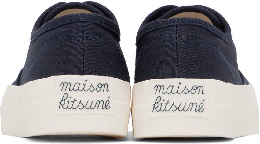 Maison Kitsuné Navy Laced Sneakers
