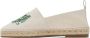 Maison Kitsuné Off-White Olympia Le-Tan Crest Espadrilles - Thumbnail 3