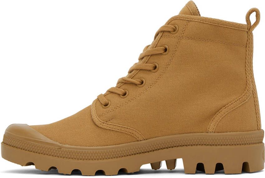 Maison Kitsuné Tan Palladium Edition Pallabrousse Boots