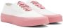 Maison Kitsuné White & Pink Olympia Le-Tan Sneakers - Thumbnail 4