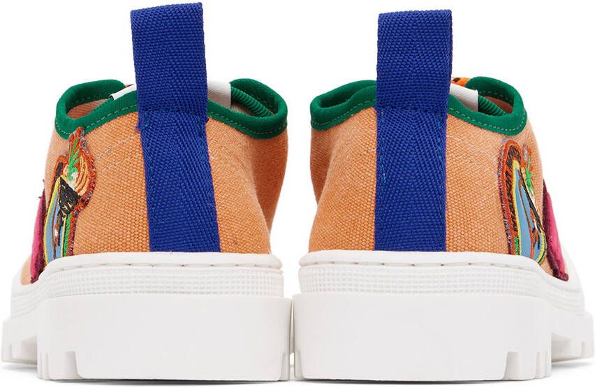 Maison Mangostan Kids Orange Gungo Sneakers