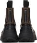 Maison Margiela Black Chunky Chelsea Boots - Thumbnail 2