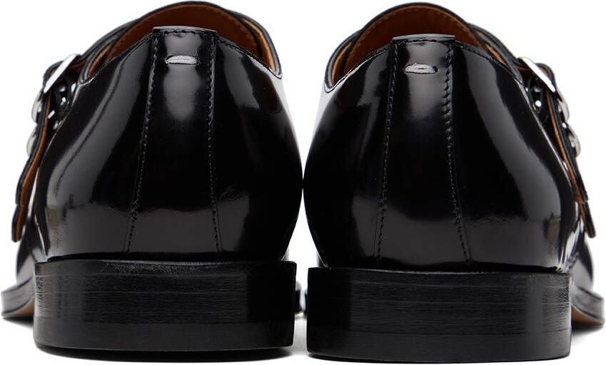 Maison Margiela Black Double Monk Loafers