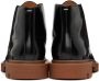 Maison Margiela Black Leather Lace-Up Boots - Thumbnail 2