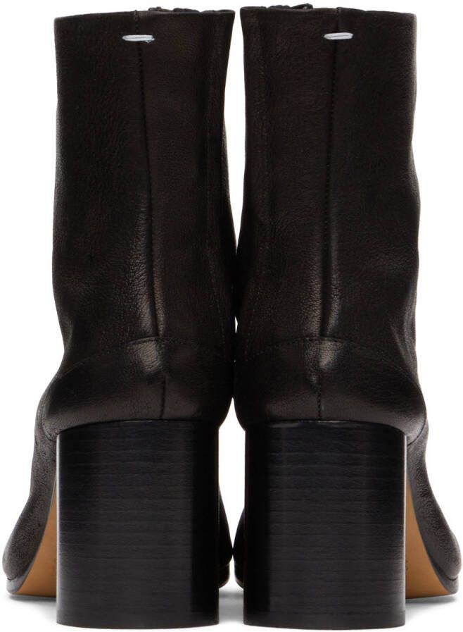 Maison Margiela Black Leather Tabi Boots