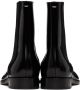 Maison Margiela Black Patent Tabi Chelsea Boots - Thumbnail 4