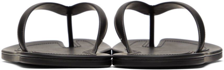 Maison Margiela Black Rubber Sandals