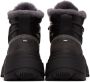 Maison Margiela Black Shearling Lace-Up Boots - Thumbnail 4