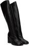 Maison Margiela Black Leather Tabi Tall Boots - Thumbnail 4