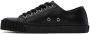 Maison Margiela Black Leather Tabi Low-Top Sneakers - Thumbnail 3
