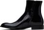 Maison Margiela Black Zip Boots - Thumbnail 3