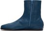 Maison Margiela Blue Tabi Boots - Thumbnail 3